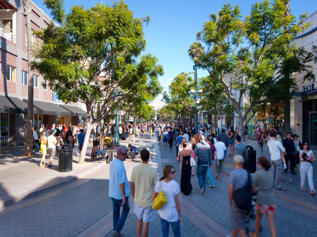 You'll love living 2 blocks from the Third Street Promenade Third Street Promenade