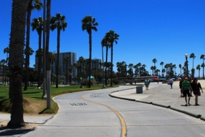 Santa Monica bike path