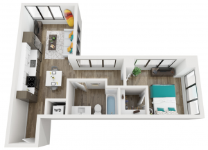 One Bedroom Apartment