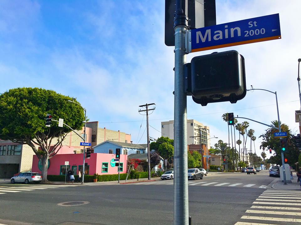 street sign says Main Street