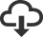 Cloud with download icon