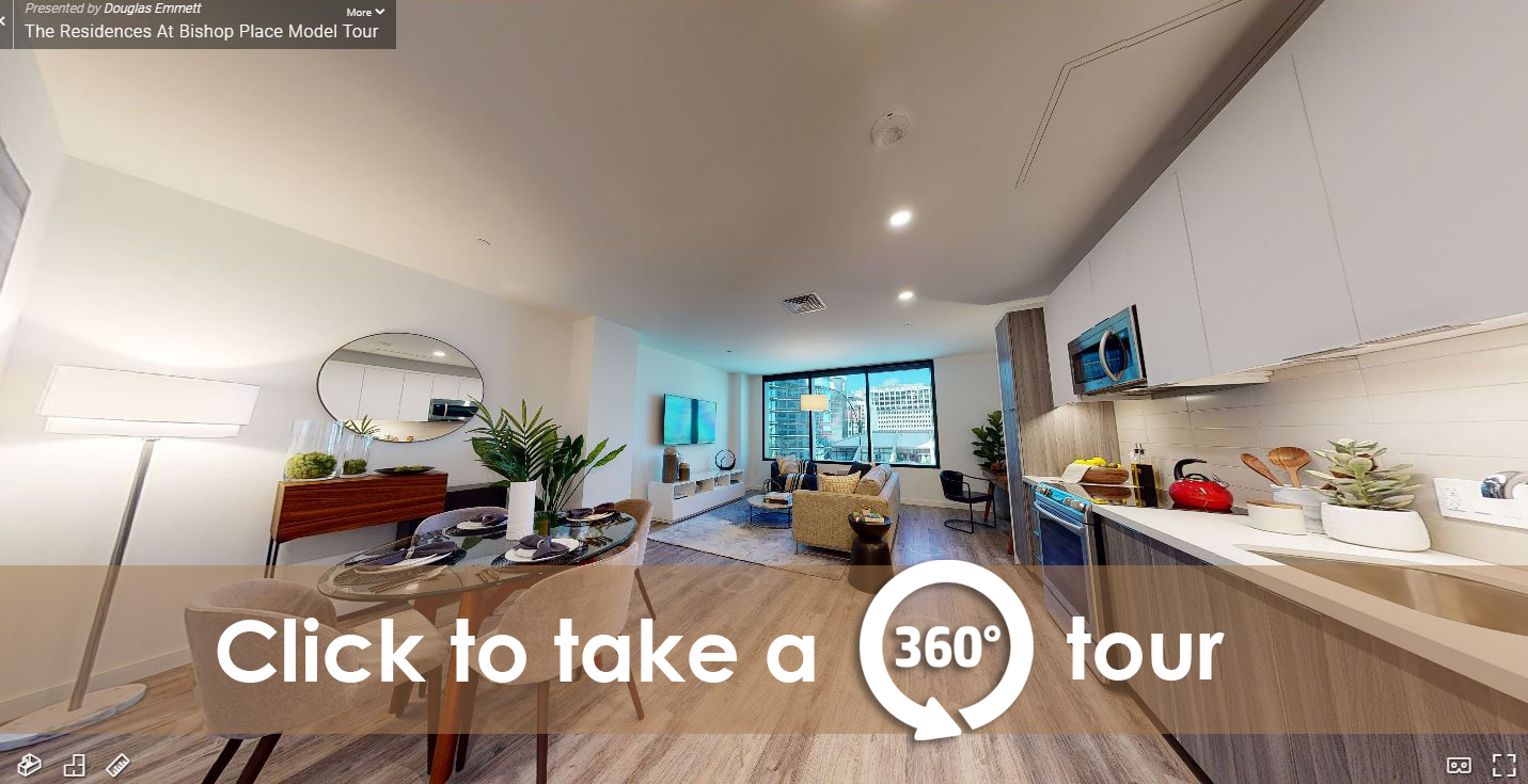 Fully furnished living room - Virtual Tour