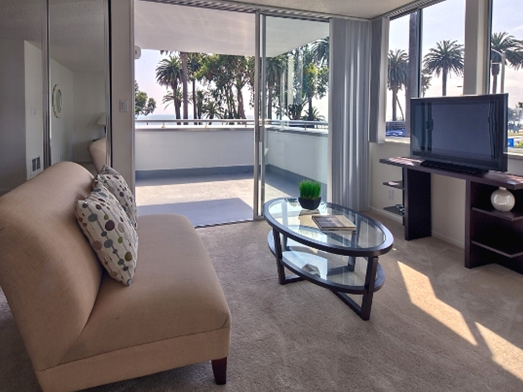 Santa Monica apartment with ocean views